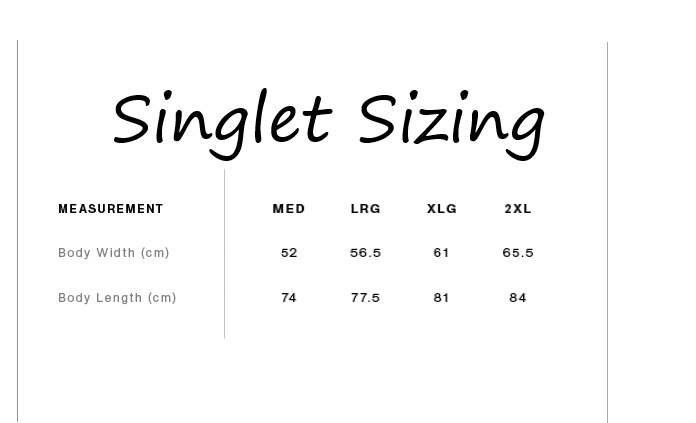 Super Singlet - 220 GSM Premium Cotton